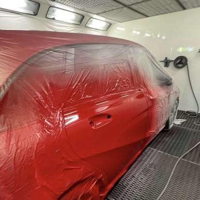 mercedes pendant peinture
